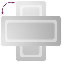 Badkamerspiegel LED 30x60 cm 4