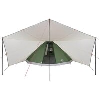 Familie Tipi Tent met dak Groen en beige 510 x 690 x 330 cm 4