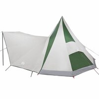 Familie Tipi Tent met dak Groen en beige 510 x 690 x 330 cm 5