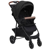 Kinderwagen 3-in-1 staal antracietkleurig 3