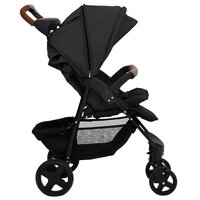 Kinderwagen 3-in-1 staal antracietkleurig 6