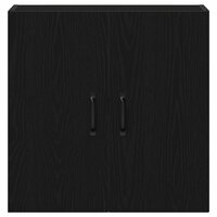 Wandkast 60x31x60 cm bewerkt hout zwart eikenkleurig 6