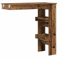 Bartafel wandgemonteerd 102x45x103,5 cm bewerkt hout oud hout 2