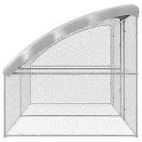 Kippenhok Zilver 400 x 200 x 198.5 cm Gegalvaniseerd staal 4