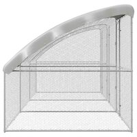 Kippenhok Zilver 600 x 200 x 198.5 cm Gegalvaniseerd staal 4