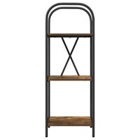 Boekenkast Gerookt eiken 40 x 30 x 109 cm Bewerkt hout 5