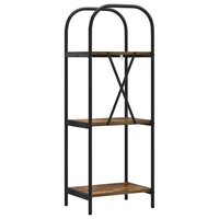 Boekenkast Gerookt eiken 40 x 30 x 109 cm Bewerkt hout 7