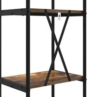 Boekenkast Gerookt eiken 40 x 30 x 109 cm Bewerkt hout 9