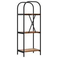 Boekenkast Oud hout 40 x 30 x 109 cm Bewerkt hout 7
