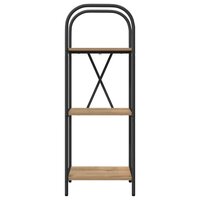 Boekenkast artisanaal eikenkleurig 40 x 30 x 109 cm 5