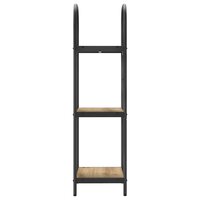 Boekenkast artisanaal eikenkleurig 40 x 30 x 109 cm 6