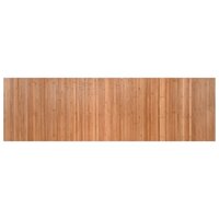 Vloerkleed rechthoekig 60x200 cm bamboe naturel 2