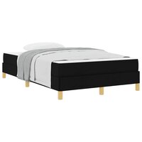 Boxspring bed Zwart en Bruin 120 x 190 cm 3
