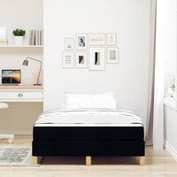 Boxspring bed Zwart en Bruin 120 x 190 cm 5