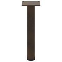 Salontafelpoten 4 st 42-44 cm staal naturel 5