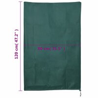 Plantenhoezen met trekkoord 8 st 70 g/m&sup2; 0,8x1,2 m 9