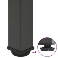 Salontafelpoten 4 st 30-32 cm staal antraciet 9