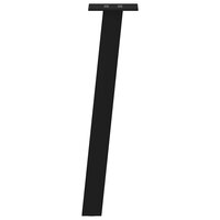 Salontafelpoten 4 st 42 cm staal zwart 5