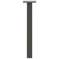 Salontafelpoten 4 st 42 cm staal antraciet 6