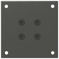 Salontafelpoten 4 st 42-44 cm staal antraciet 7