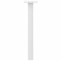 Salontafelpoten 4 st 30 cm staal wit 5