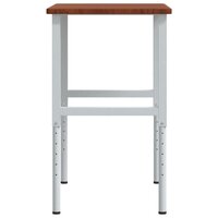 Werkbank rechthoek 100x60x(71,5-98) cm eikenhout donkerbruin 6