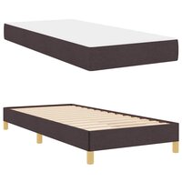 Boxspring bed Bruin 90 x 190 cm Stof, Engineered Hout 6