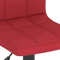 Barkruk stof wijnrood 7