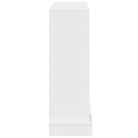 Haardombouw 100x30x87,5 cm bewerkt hout wit 5