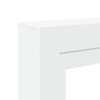 Haardombouw 100x30x87,5 cm bewerkt hout wit 7
