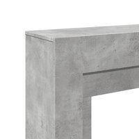 Haardombouw 100x30x87,5 cm bewerkt hout betongrijs 7