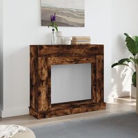 Haardombouw 100x30x87,5 cm bewerkt hout gerookt eikenkleurig 3