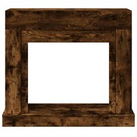 Haardombouw 100x30x87,5 cm bewerkt hout gerookt eikenkleurig 4