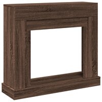 Haardombouw 100x30x87,5 cm bewerkt hout bruin eikenkleurig 2