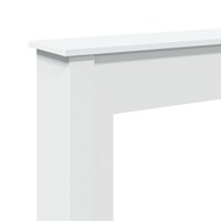 Haardombouw 75x20x87,5 cm bewerkt hout wit 7