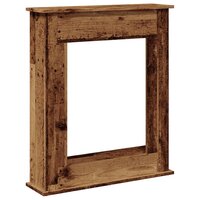 Haardombouw 75x20x87,5 cm bewerkt hout oud houtkleurig 2
