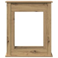 Haardombouw 75x20x87,5 cm bewerkt hout artisanaal eikenkleurig 4