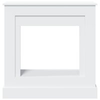 Haardombouw 90x30x90 cm bewerkt hout wit 4