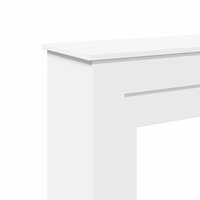 Haardombouw 90x30x90 cm bewerkt hout wit 7