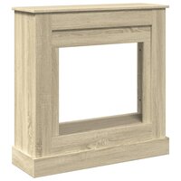 Haardombouw 90x30x90 cm bewerkt hout sonoma eikenkleurig 2