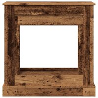 Haardombouw 90x30x90 cm bewerkt hout oud houtkleurig 4