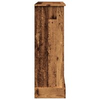 Haardombouw 90x30x90 cm bewerkt hout oud houtkleurig 5