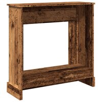 Haardombouw 90x30x90 cm bewerkt hout oud houtkleurig 6