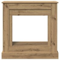 Haardombouw 90x30x90 cm bewerkt hout artisanaal eikenkleurig 4