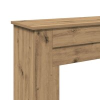 Haardombouw 90x30x90 cm bewerkt hout artisanaal eikenkleurig 7