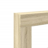 Haardombouw 81x18x82 cm bewerkt hout sonoma eikenkleurig 7