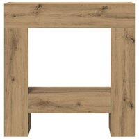 Haardombouw 81x18x82 cm bewerkt hout artisanaal eikenkleurig 4