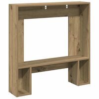 Haardombouw 81x18x82 cm bewerkt hout artisanaal eikenkleurig 6