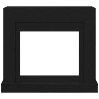 Haardombouw 100x30x87,5 cm spaanplaat zwart eikenkleurig 5