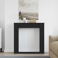 Haardombouw Zwarte Eiken 100x20x100 cm Technisch Hout 3